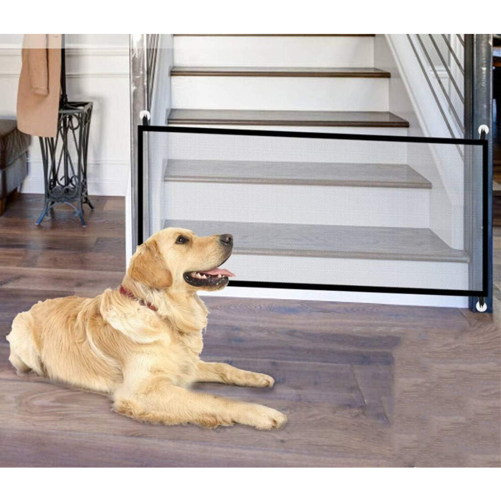 Mesh Baby Gate or Mesh Dog Gate for Doorways, Stairs, Hallway-180*75cm