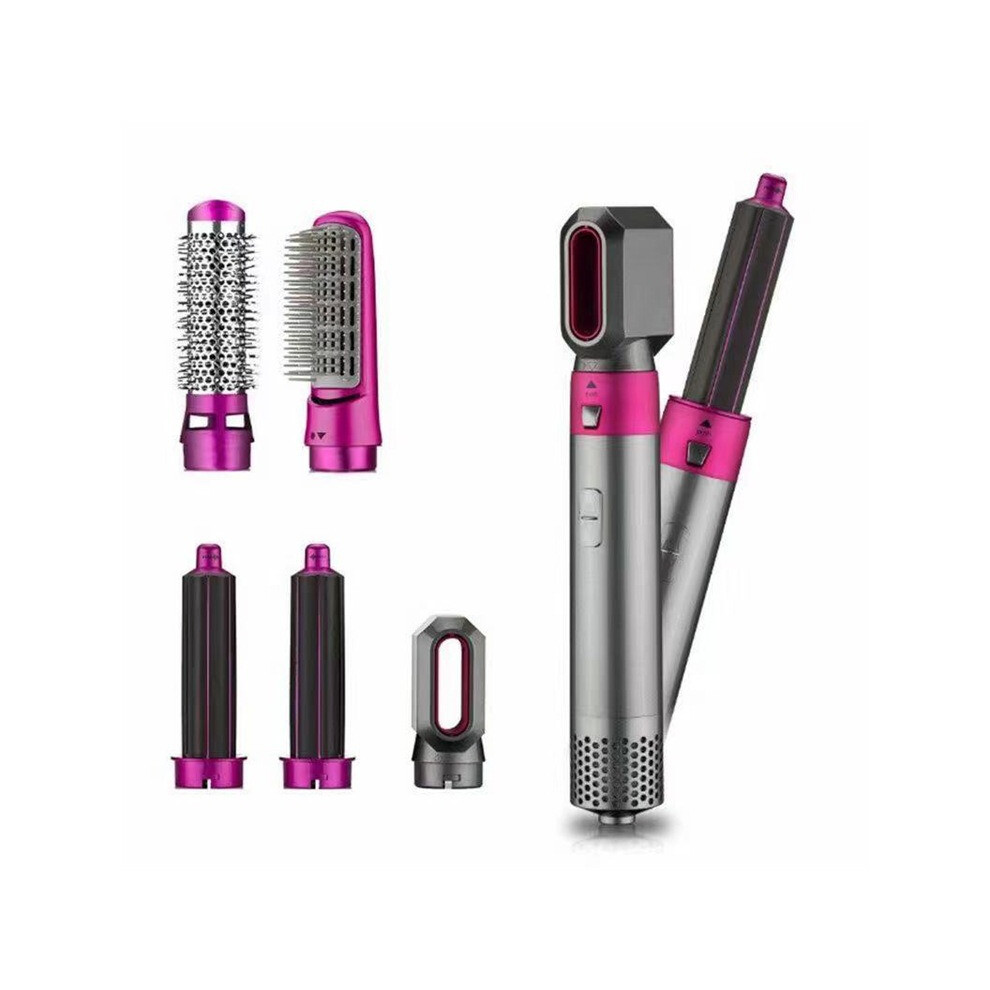 Multifunctional five-in-one hot air comb with multiple heads