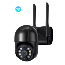Surveillance Camera with 2 Full HD Rainproof Wi-Fi Antennas and Night Vision