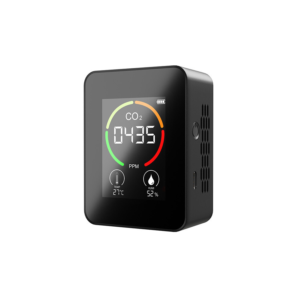 Carbon Dioxide Detector Co2 Detector 3-In-1 Carbon Dioxide Concentration Temperature And Humidity Detection 9379360664223