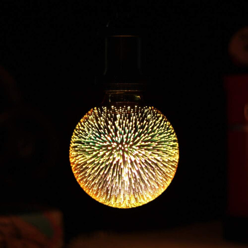 Classic Edison 3D light source with fireworks appearance, LED light source, decorative light bulb 2