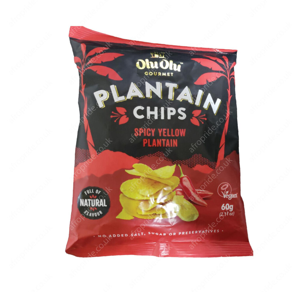 (24) Olu Olu Plantain Chips Chilli 60g