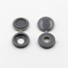 100 Pcs Hinged Screw Cover Caps Fold Screw Snap Covers Plastic Screw Caps Washer Flip Tops One-piece Screw Covers