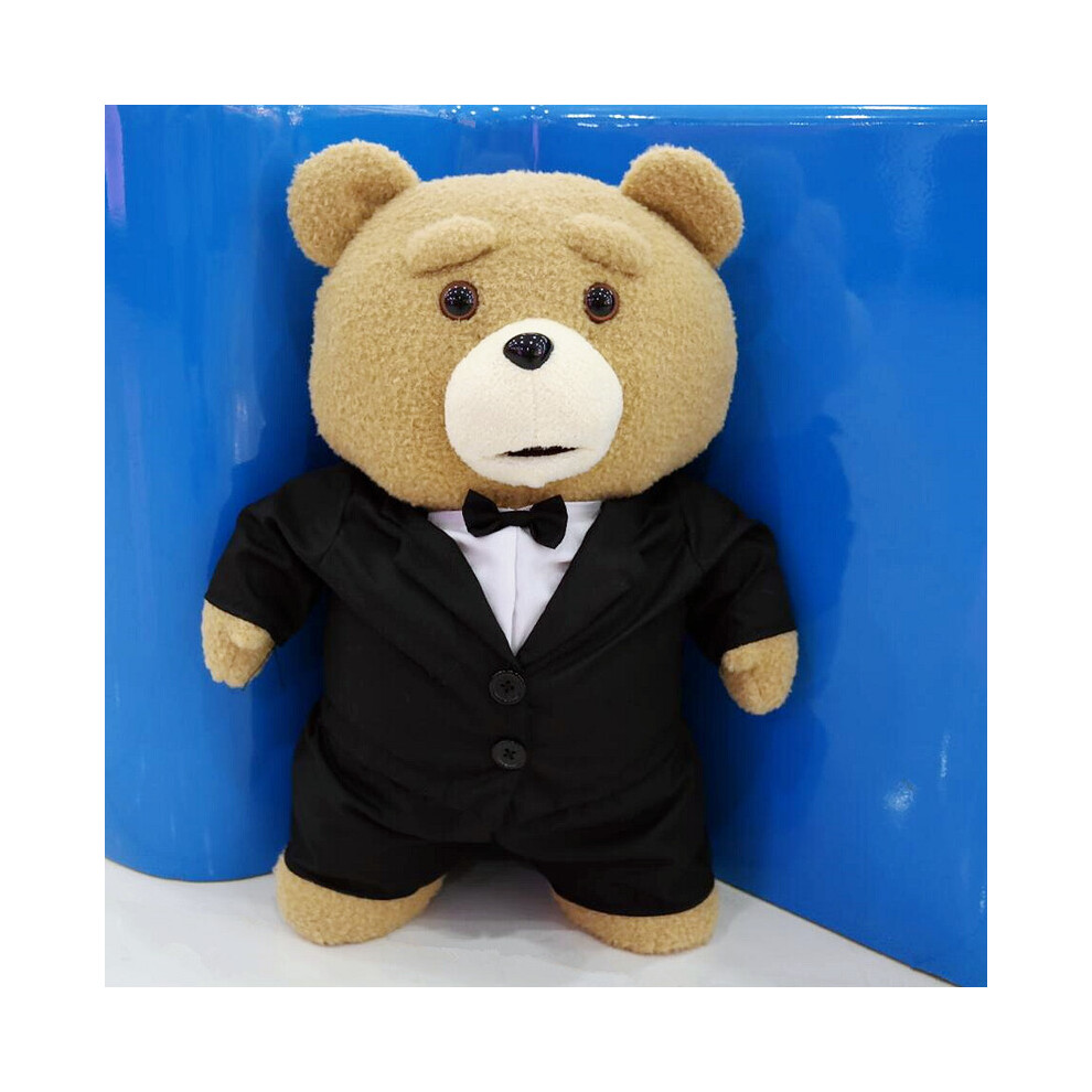 Rywolt (Black) 43Cm Movie Ted Bear Plush Toys Soft Stuffed Doll Teddy Bears Kids Gift Plushies Black