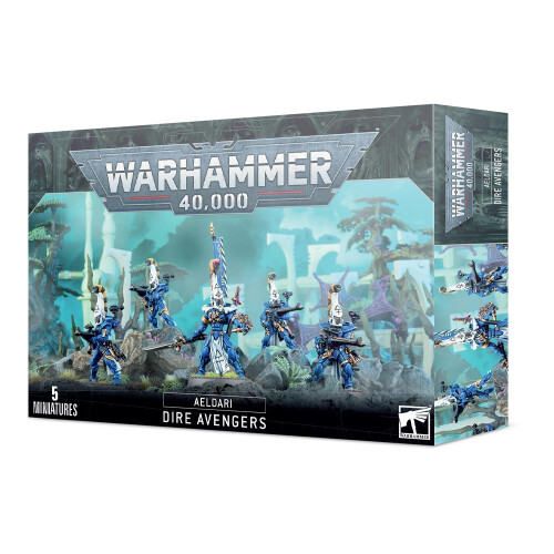 Warhammer Games Workshop Warhammer 40k Aeldari: Dire Avengers 46-15 - Tabletop Miniatures Wargame
