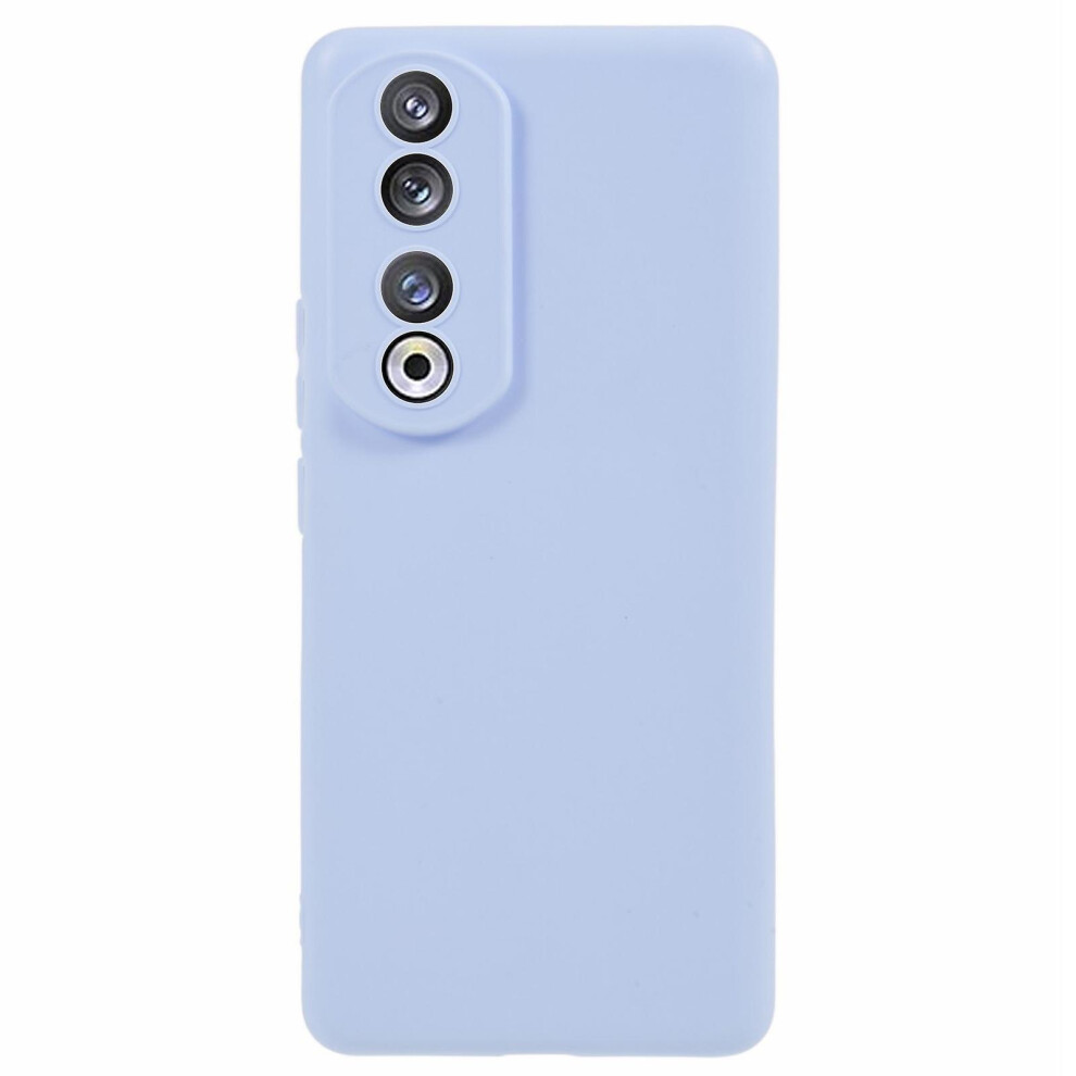 (Light ) For Honor 90 Precise Cutout Candy Color Phone Shell Matte Tpu Case Soft Smartphone Back Cover Purple 4814698411323