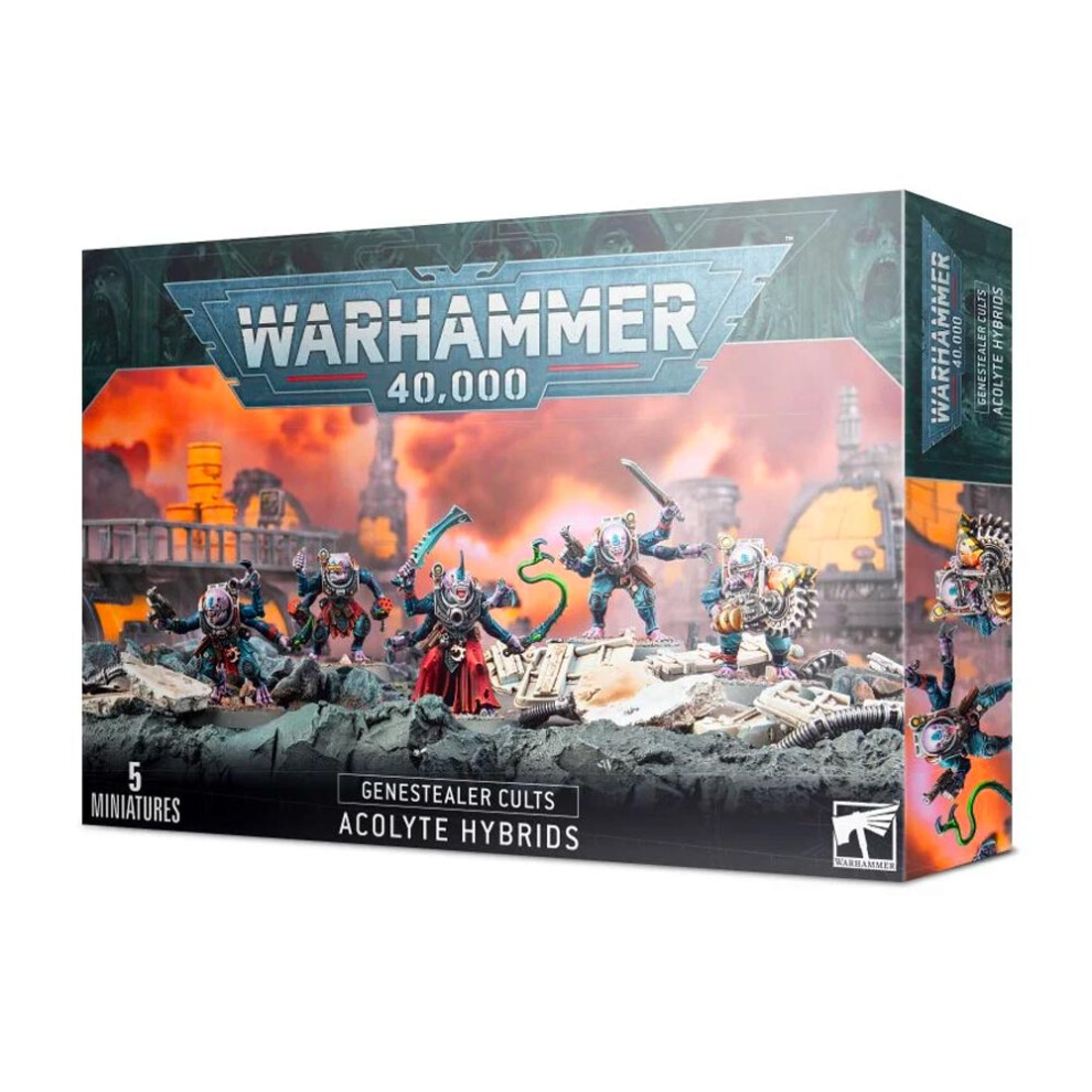 Warhammer Games Workshop Genestealer Cults Acolyte Hybrids 40K 51-51 - Tabletop Miniatures Wargame