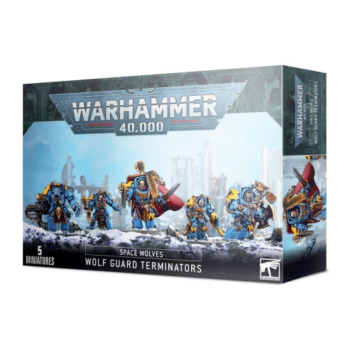 Warhammer Games Workshop Space Wolves Wolf Guard Terminators Warhammer 40k 53-07