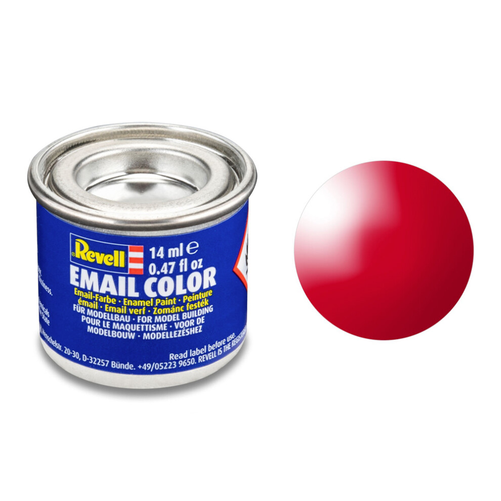 Revell Gloss Italian Red Email Colour Enamel - 14ml Model Paint No.34