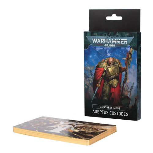 Warhammer Games Workshop Warhammer 40k Datasheet Cards: Adeptus Custodes 01-15