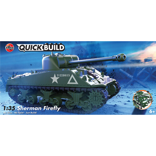 Airfix Airfix J6042 QUICKBUILD Sherman Firefly Tank 1:35 Model Kit