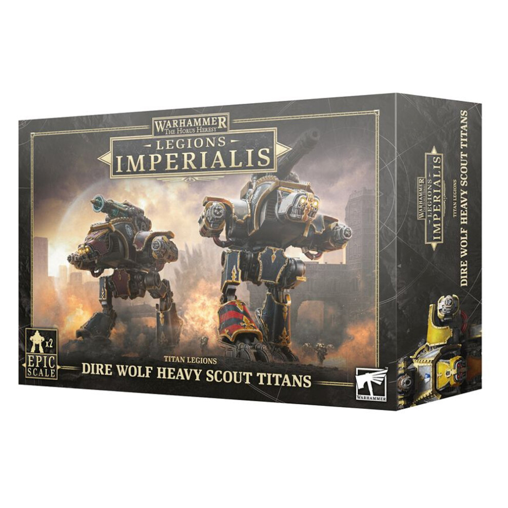 Warhammer Games Workshop Hh L/Imperialis: Dire Wolf Heavy Scout Titans 03-44 - Tabletop Miniatures Wargame