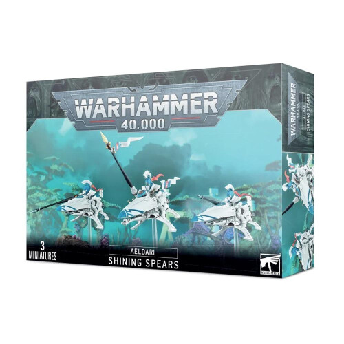 Warhammer Games Workshop Warhammer 40k Aeldari: Shining Spears 46-28 - Tabletop Miniatures Wargame