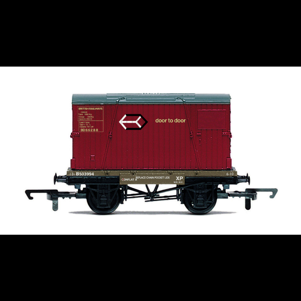 Hornby R60108 BR, Conflat A - Era 4 OO Gauge