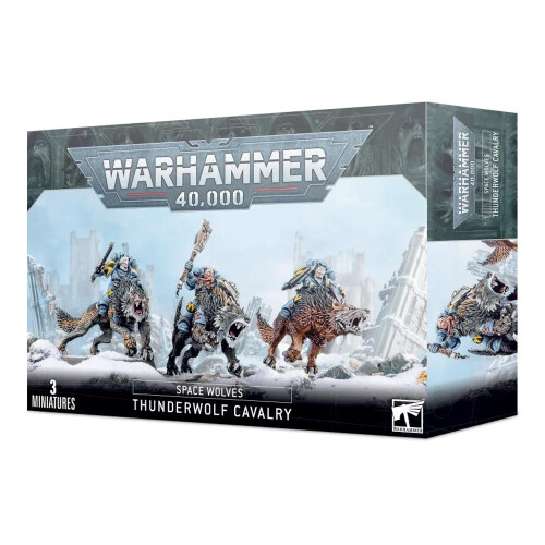 Games Workshop Space Wolves Thunderwolf Cavalry Warhammer 40k 53-09 - Tabletop Miniatures Wargame