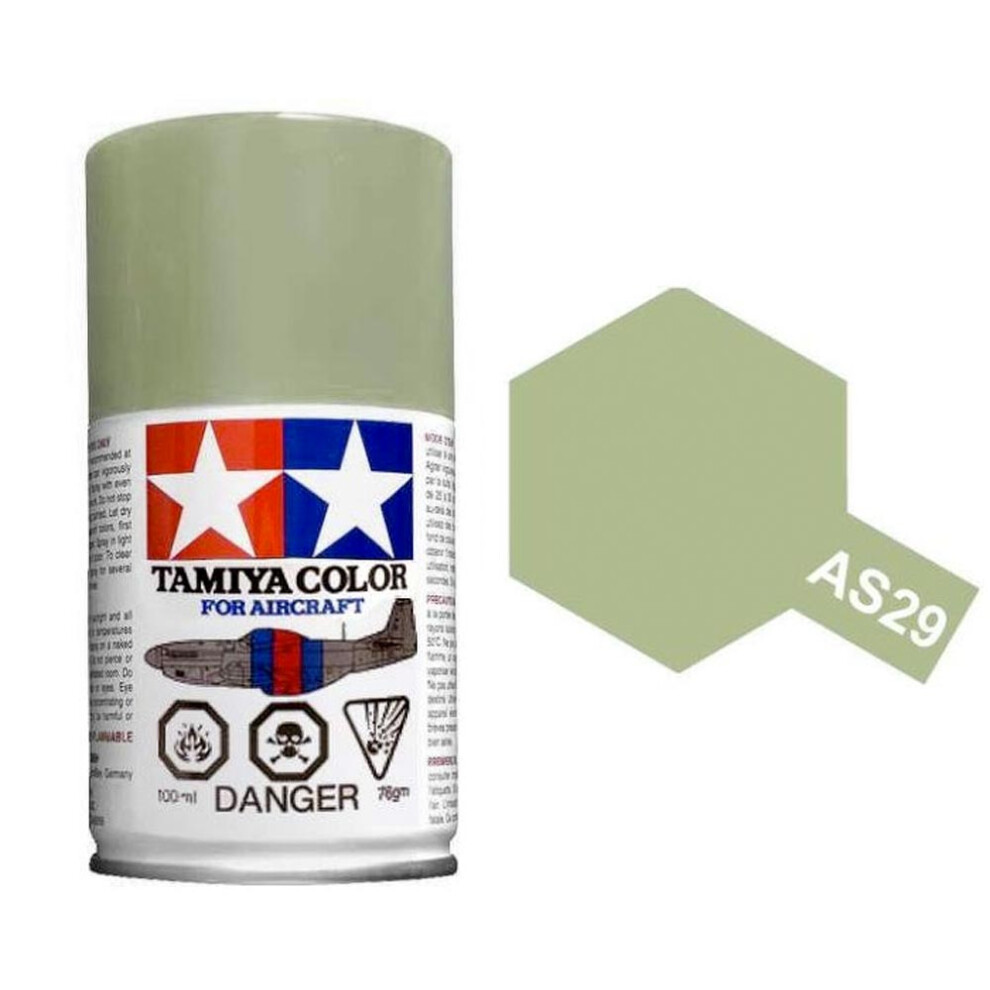 TAMIYA AS-29 Grey Green (IJN) 100ml Model Aircraft Spray Paint 86529