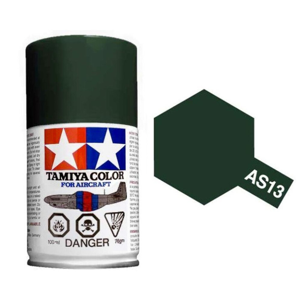 TAMIYA AS-13 Green (USAF) 100ml Model Aircraft Spray Paint 86513