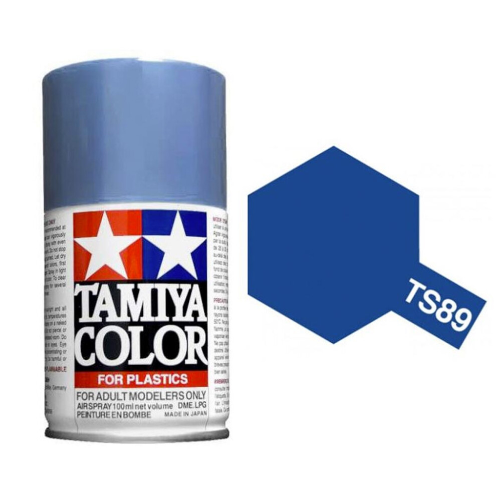 TAMIYA TS-89 Pearl Blue (Red Bull Blue) 100ml Plastic Model Kit Spray Paint 85089