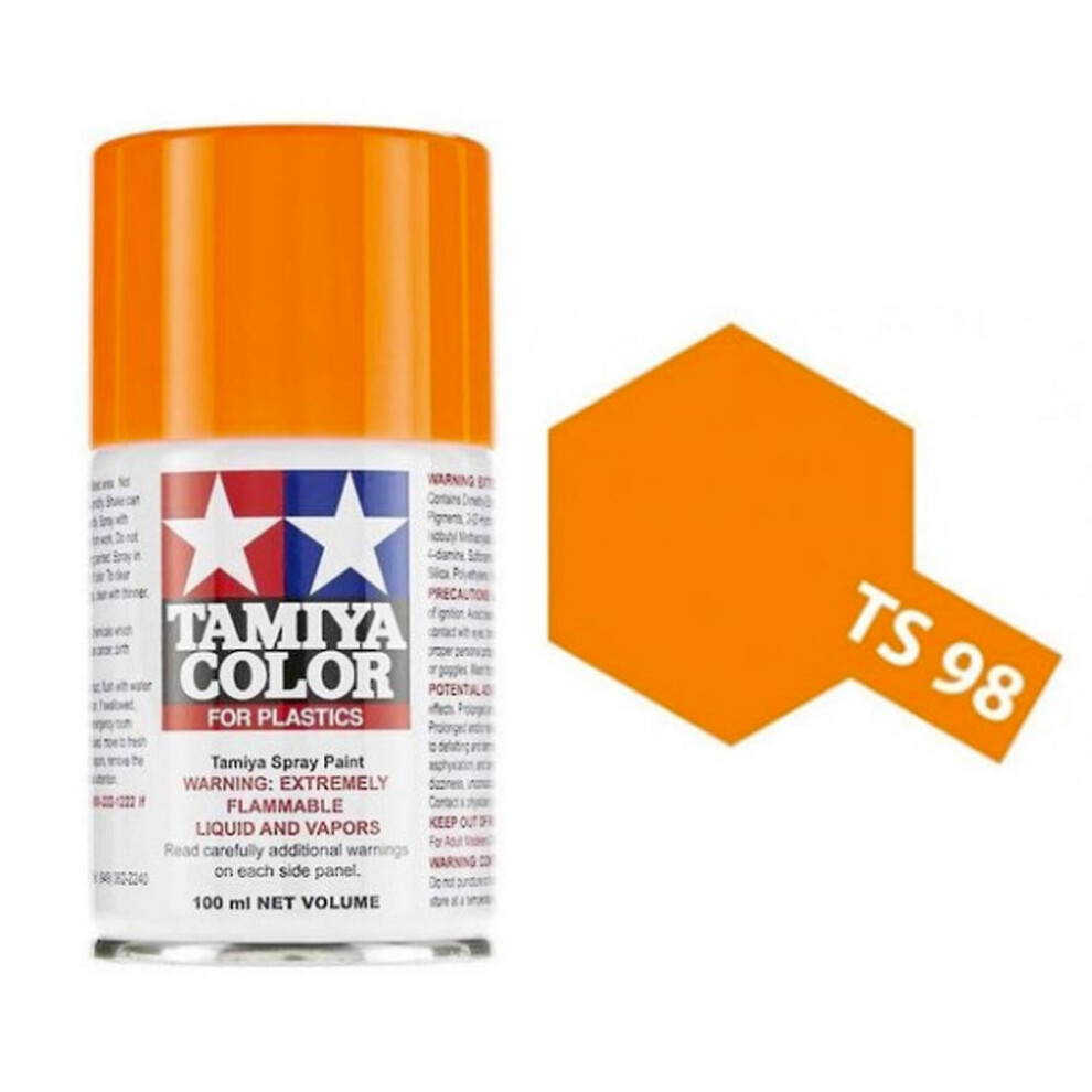 TAMIYA TS-98 Pure Orange 100ml Plastic Model Kit Spray Paint 85098