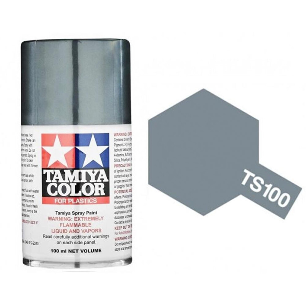 TAMIYA TS-100 SG Bright Gun Metal 100ml Plastic Model Kit Spray Paint 85100