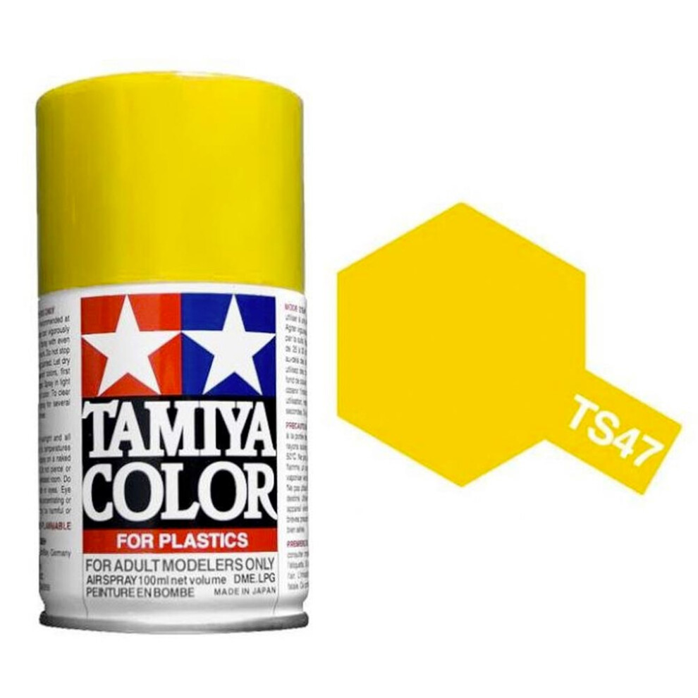 TAMIYA TS-47 Chrome Yellow 100ml Plastic Model Kit Spray Paint 85047