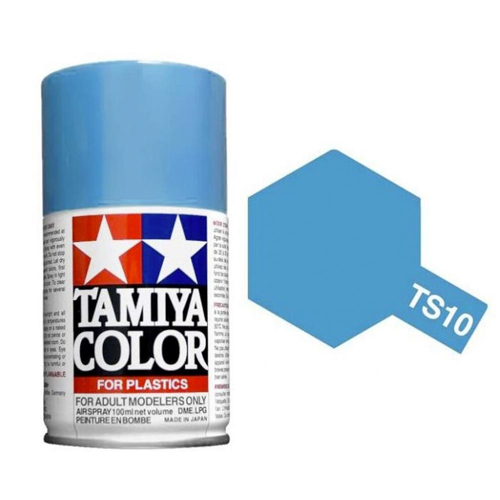 TAMIYA TS-10 French Blue 100ml Plastic Model Kit Spray Paint 85010