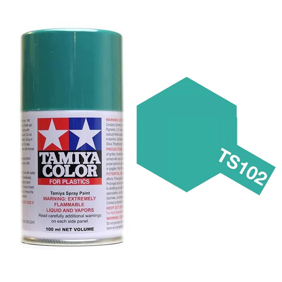 TAMIYA TS-102 Cobalt Green 100ml Plastic Model Kit Spray Paint 85102