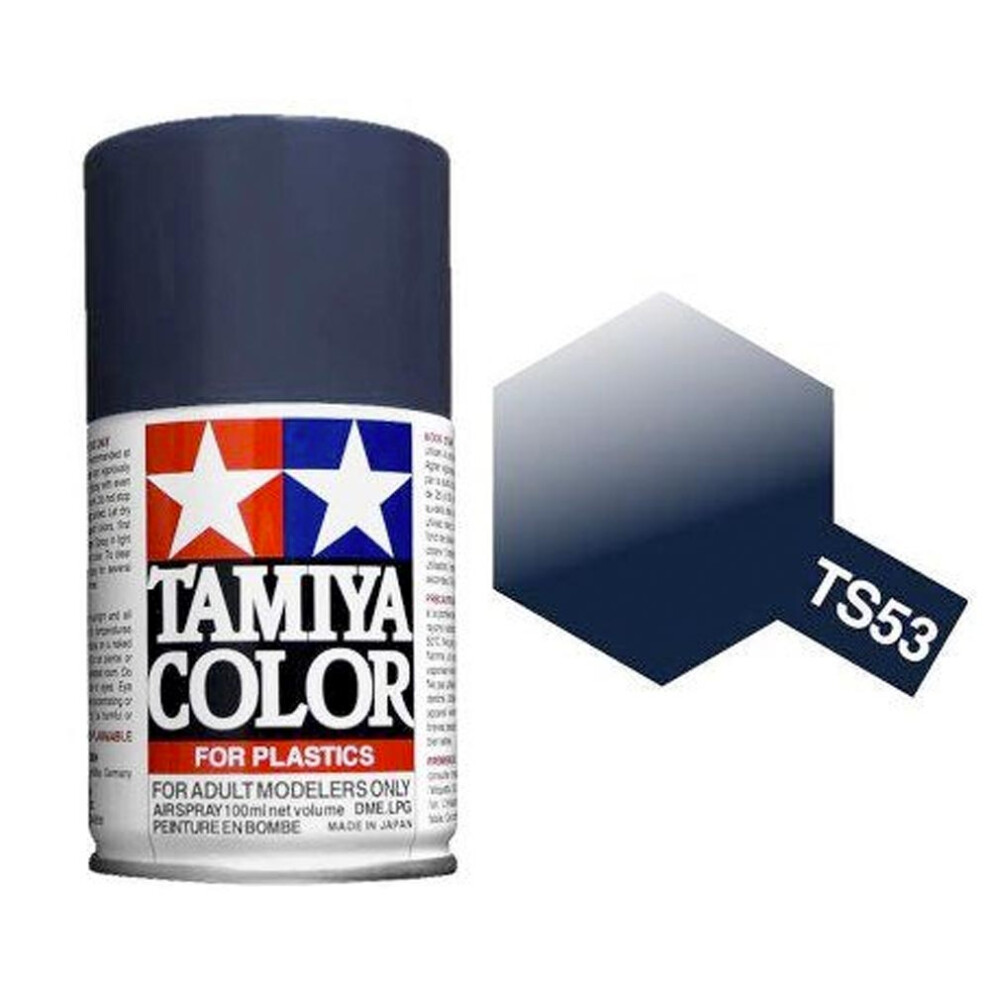 TAMIYA TS-53 Deep Metallic Blue 100ml Plastic Model Kit Spray Paint 85053