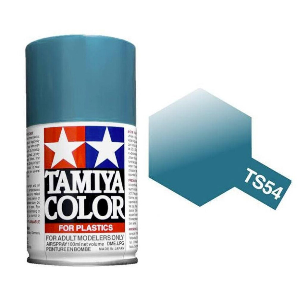 TAMIYA TS-54 Light Metallic Blue 100ml Plastic Model Kit Spray Paint 85054