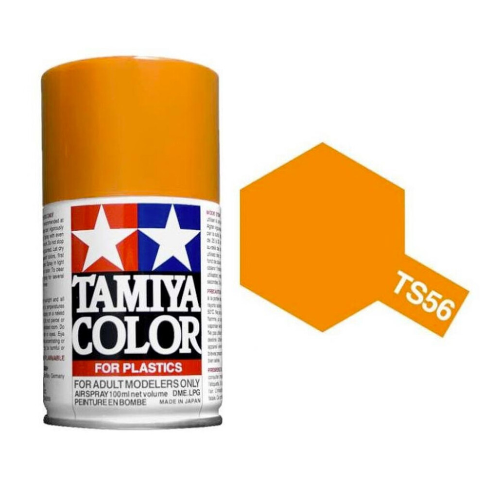 TAMIYA TS-56 Brilliant Orange 100ml Plastic Model Kit Spray Paint 85056