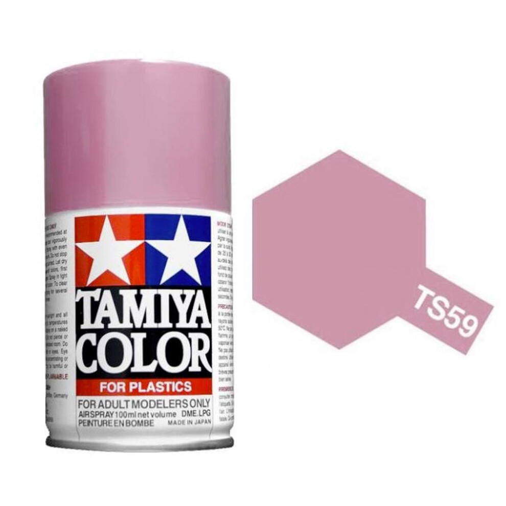 TAMIYA TS-59 Pearl Light Red 100ml Plastic Model Kit Spray Paint 85059