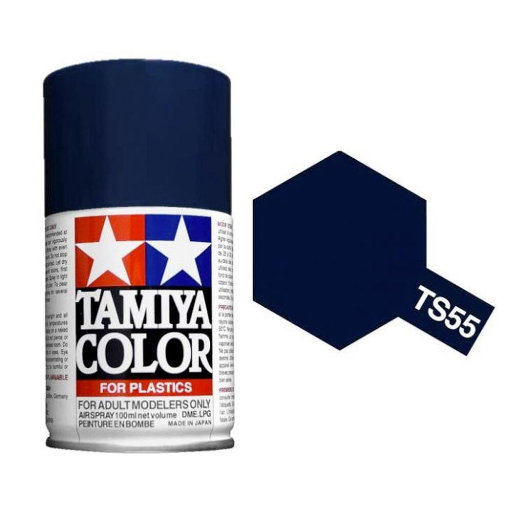 TAMIYA TS-55 Dark Blue 100ml Plastic Model Kit Spray Paint 85055