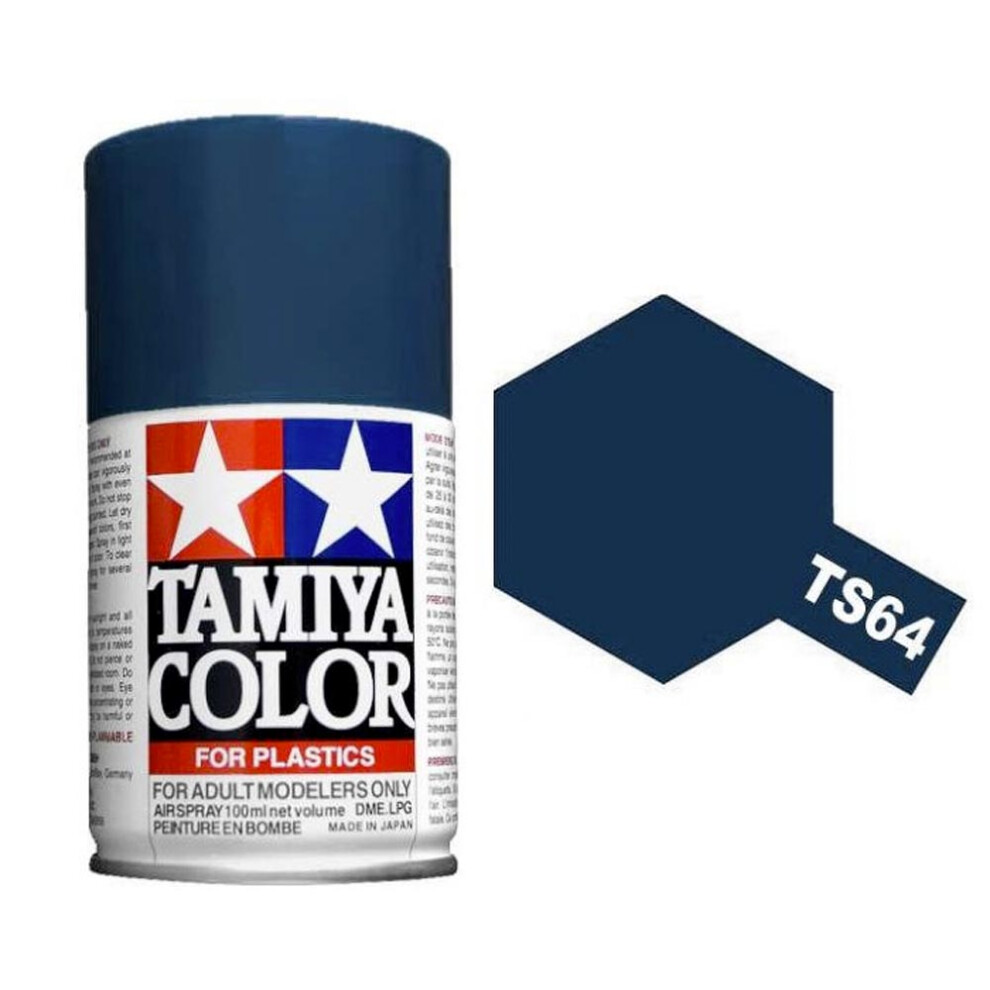 TAMIYA TS-64 Dark Mica Blue 100ml Plastic Model Kit Spray Paint 85064