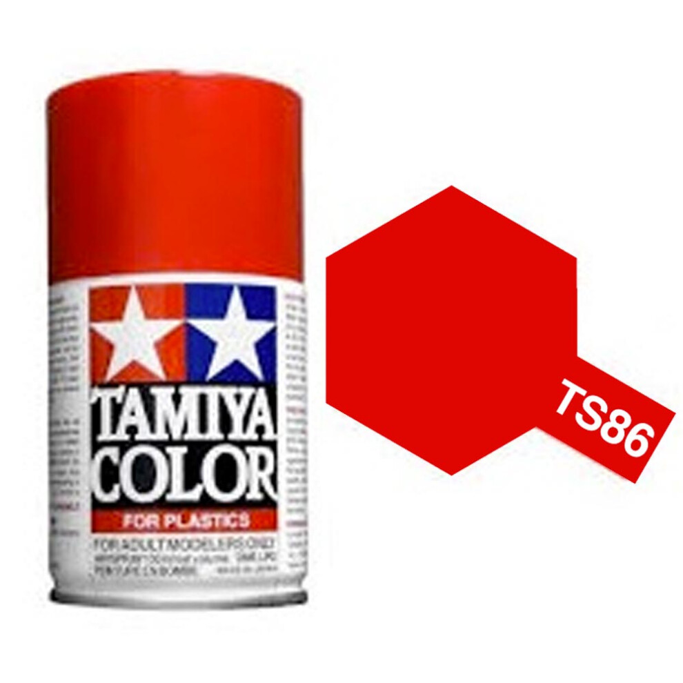 TAMIYA TS-86 Pure Red 100ml Plastic Model Kit Spray Paint 85086