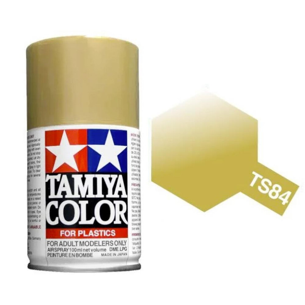 TAMIYA TS-84 Metallic Gold 100ml Plastic Model Kit Spray Paint 85084