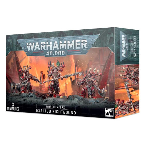 Warhammer Games Workshop Warhammer 40k World Eaters: Exalted Eightbound 43-72 - Tabletop Miniatures Wargame