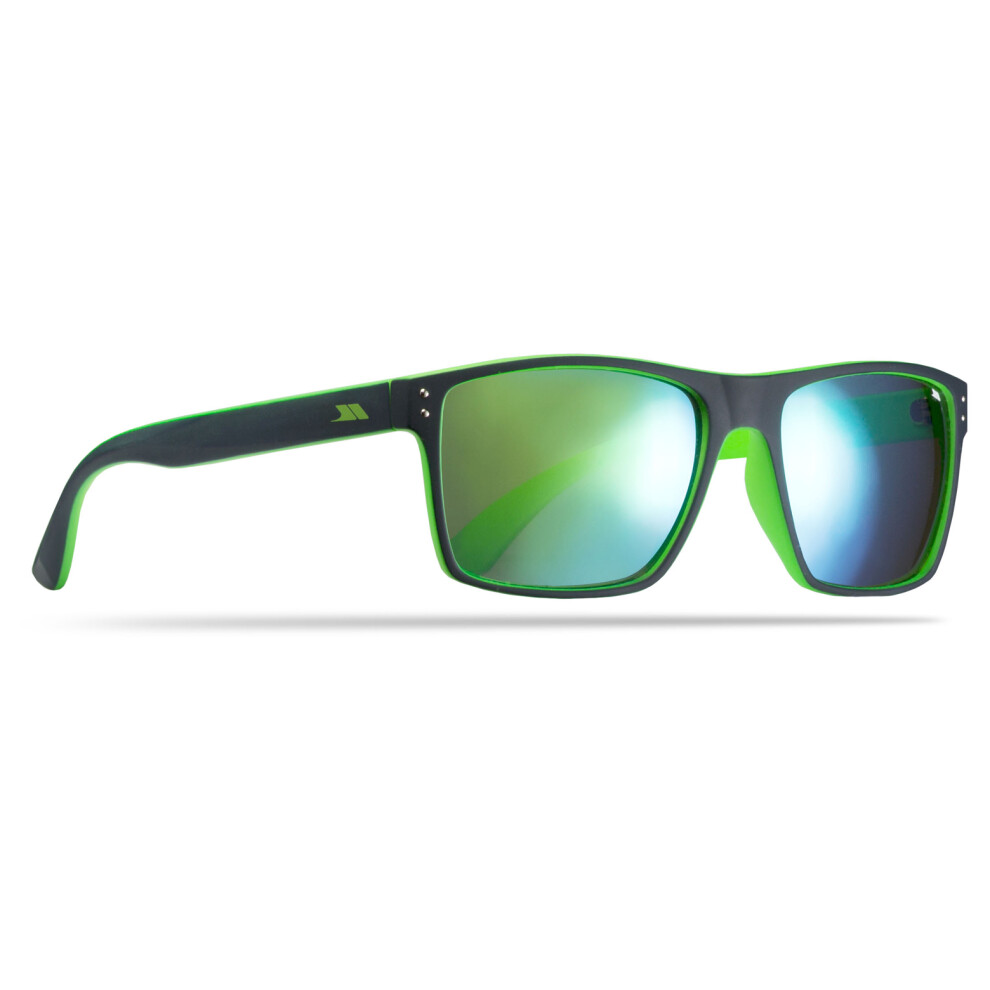 (EACH, Blue/Lime) Trespass Zest Adults Sunglasses Mirror Lens