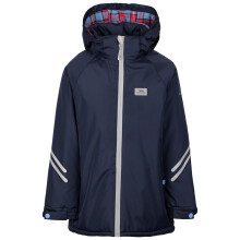 (3-4 Years, Navy) Trespass Kids Waterproof Jacket Hooded Valleyfield