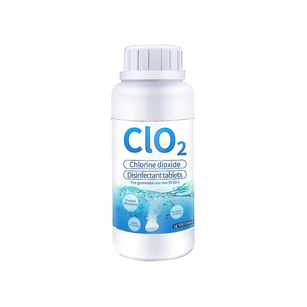 1tablet = 1l Disinfectant 100/200pcs Clo2 Chlorine Dioxide Effervescent