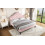 135*190 Upholstered Double Bed with Height-adjustable Headboard, Pink 7