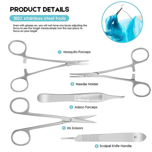 Complete Suture Kit For Students,including Silicone Suture Pad And Suture Tool Practice Suture Kit 1