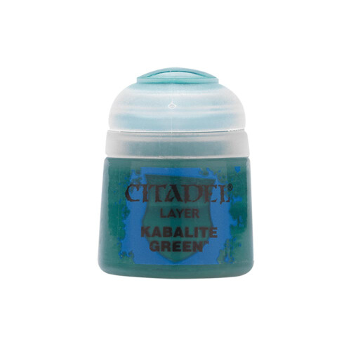 Games Workshop Games Workshop Citadel Layer Paint: Kabalite Green 12ml Warhammer 22-21