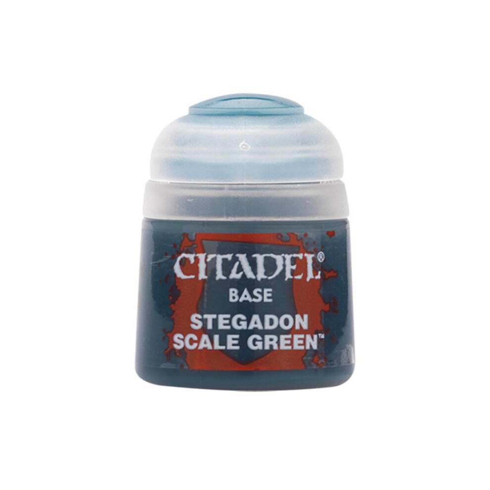 Games Workshop Citadel Base Paint: Stegadon Scale Green 12ml Warhammer 21-10