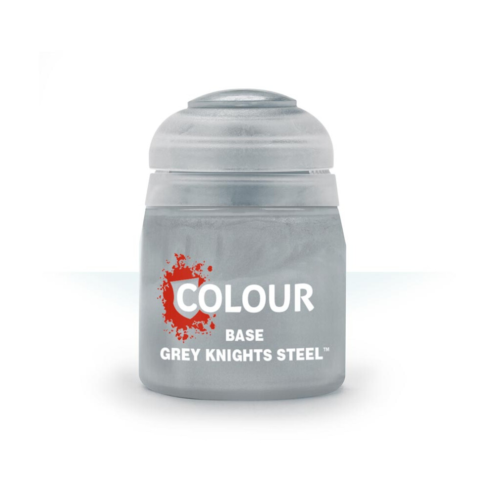Games Workshop Citadel Base Paint: Knights Steel 12Ml 21-47 Grey