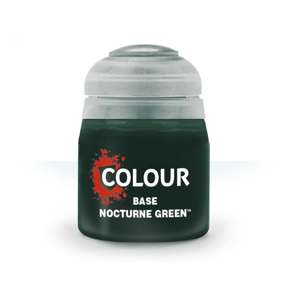 Games Workshop Citadel Base Paint: Nocturne Green 12ml Warhammer 21-43