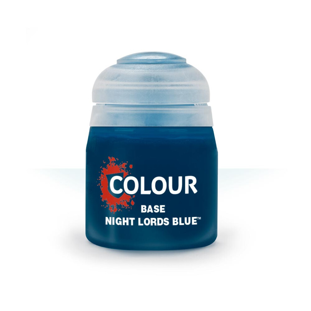 Games Workshop Citadel Base Paint: Night Lords Blue 12ml Warhammer 21-42