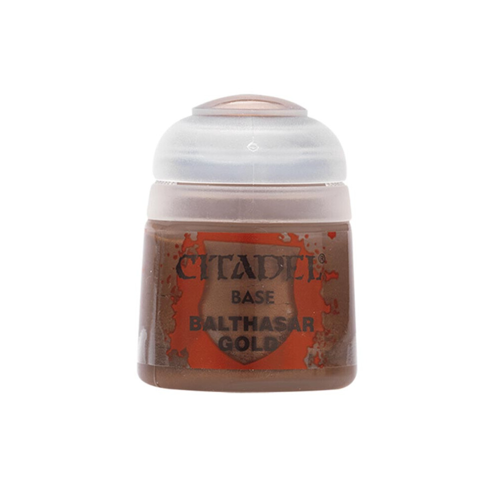 Games Workshop Citadel Base Paint: Balthasar 12Ml Warhammer 21-29 Gold