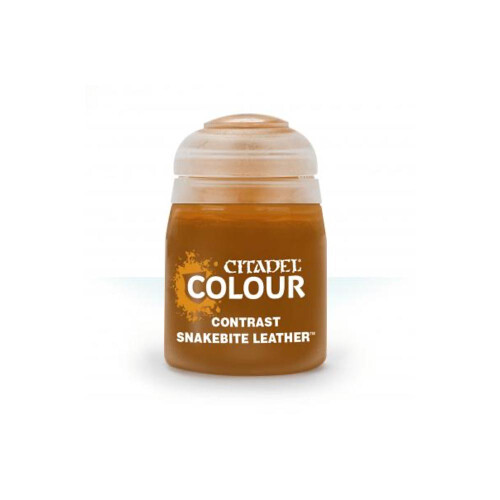 Games Workshop Games Workshop Citadel Contrast Paint: Snakebite Leather 18ml Warhammer 29-27