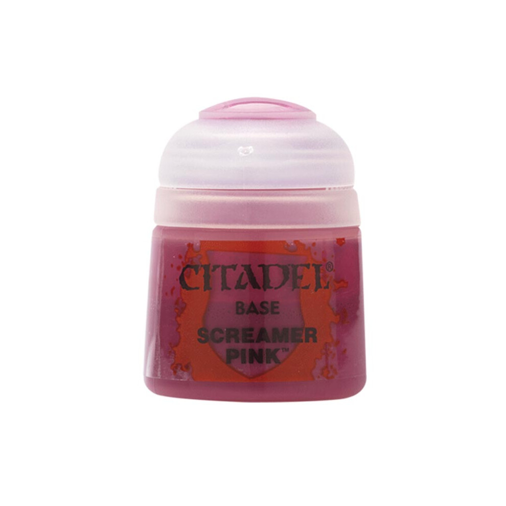 Games Workshop Citadel Base Paint: Screamer Pink 12ml Warhammer 21-33