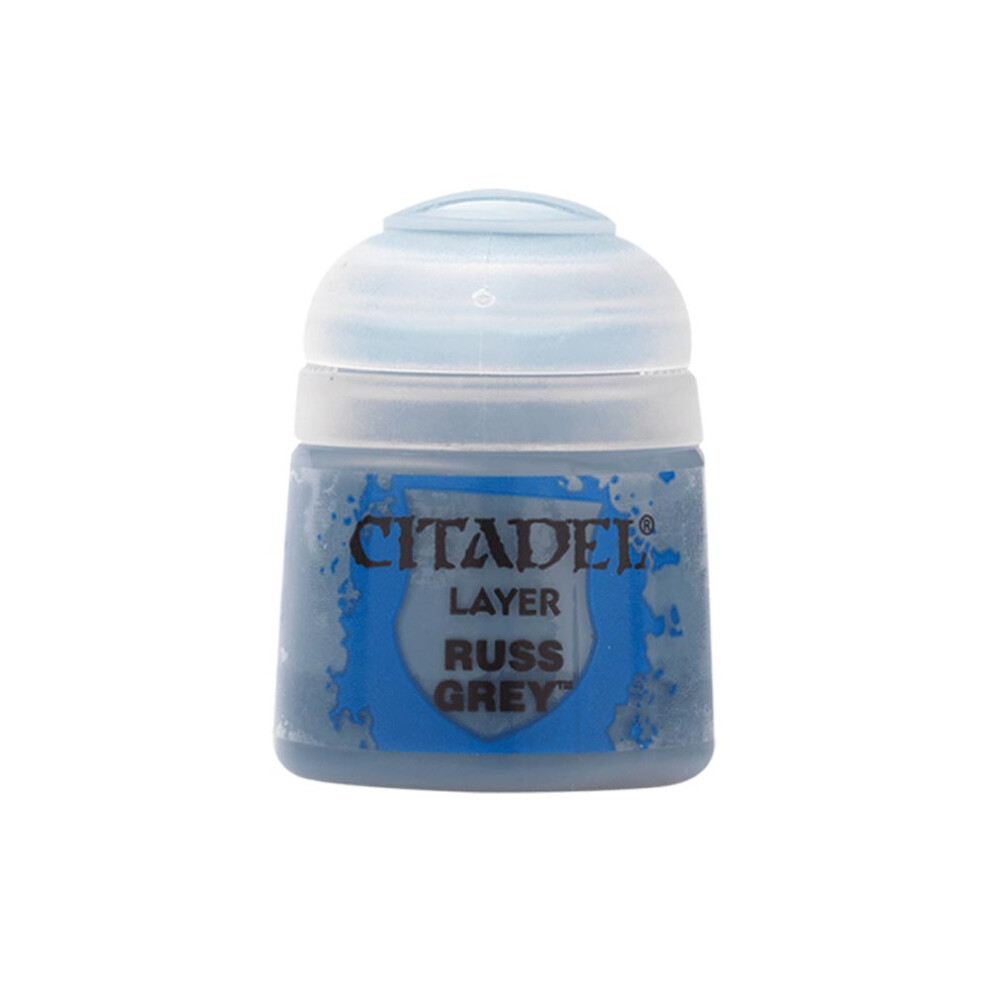 Games Workshop Citadel Layer Paint: Russ 12Ml Warhammer 22-67 Grey